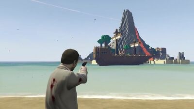 GTA 5: Minecraft en la vida real en GTA 5 - Reseñas de mods de GTA 5 - La vida real