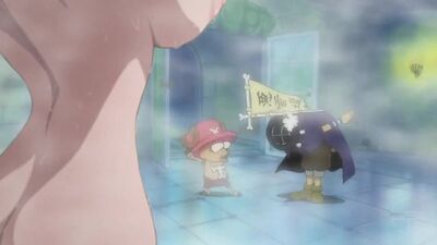 One Piece — La scena in bagno di Nami (filtro nudo)