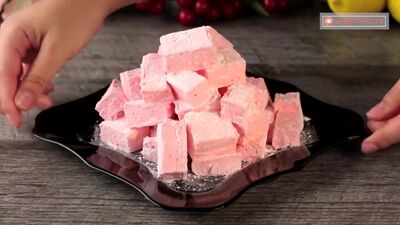 ¡Se puede comer a cubos y no hartarse! ¡El malvavisco casero más esponjoso!