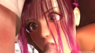 Wunderschönes Teenager-Mädchen steckt in einem Loch fest – das neue beste 3D-Hentai