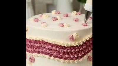 Décoration de gâteaux à la crème