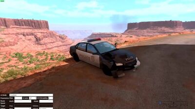 [AnTOnY GAMER] Une journée de travail chez les flics à Beamng Drive - Une course-poursuite policière derrière un gros camion dans Beamng Drive
